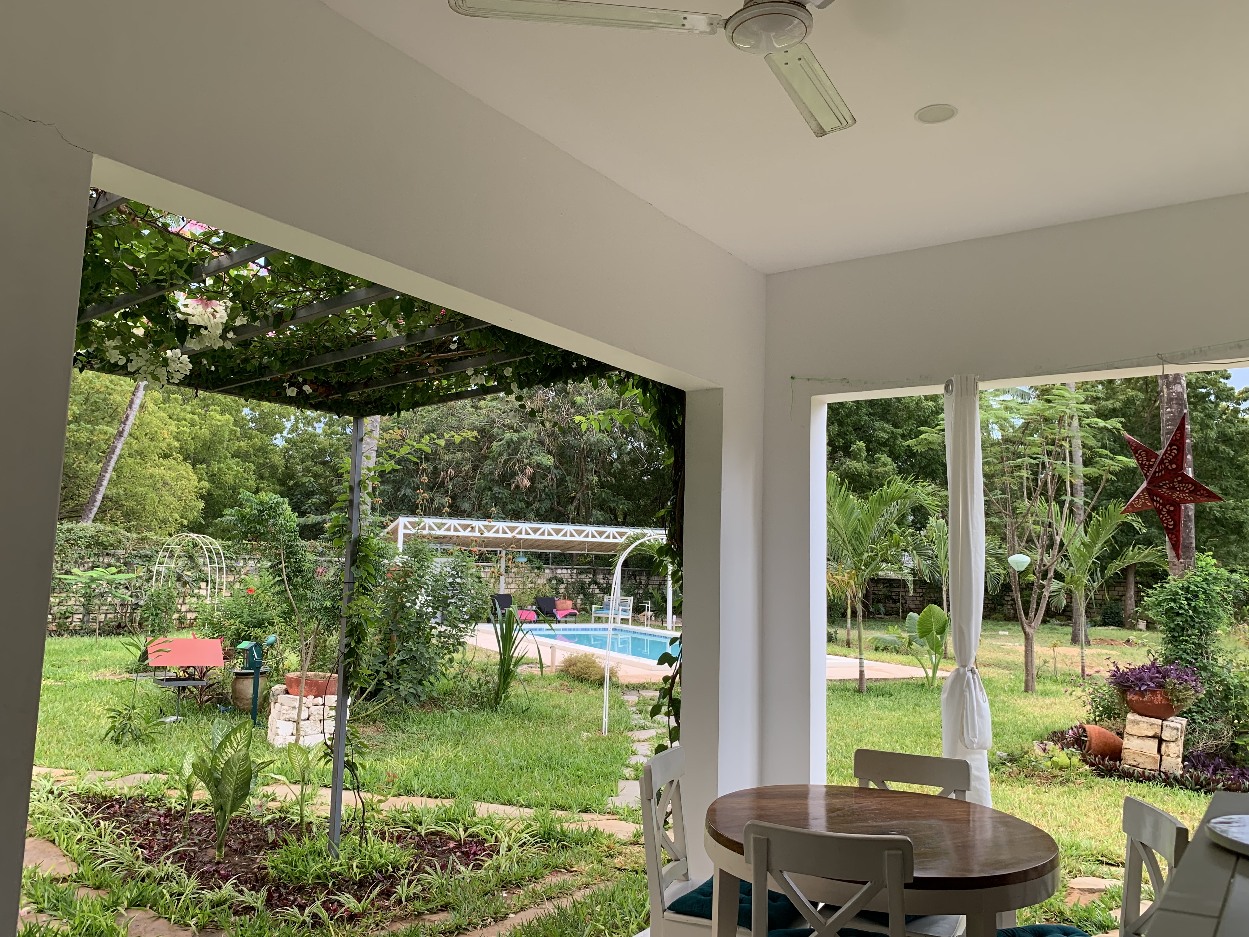 Covered veranda